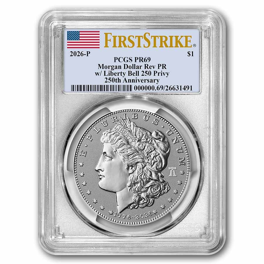 2026-P Silver Morgan Dollar Reverse Proof PR-69 PCGS (FS)