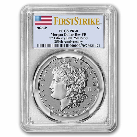 2026-P Silver Morgan Dollar Reverse Proof PR-70 PCGS (FS)