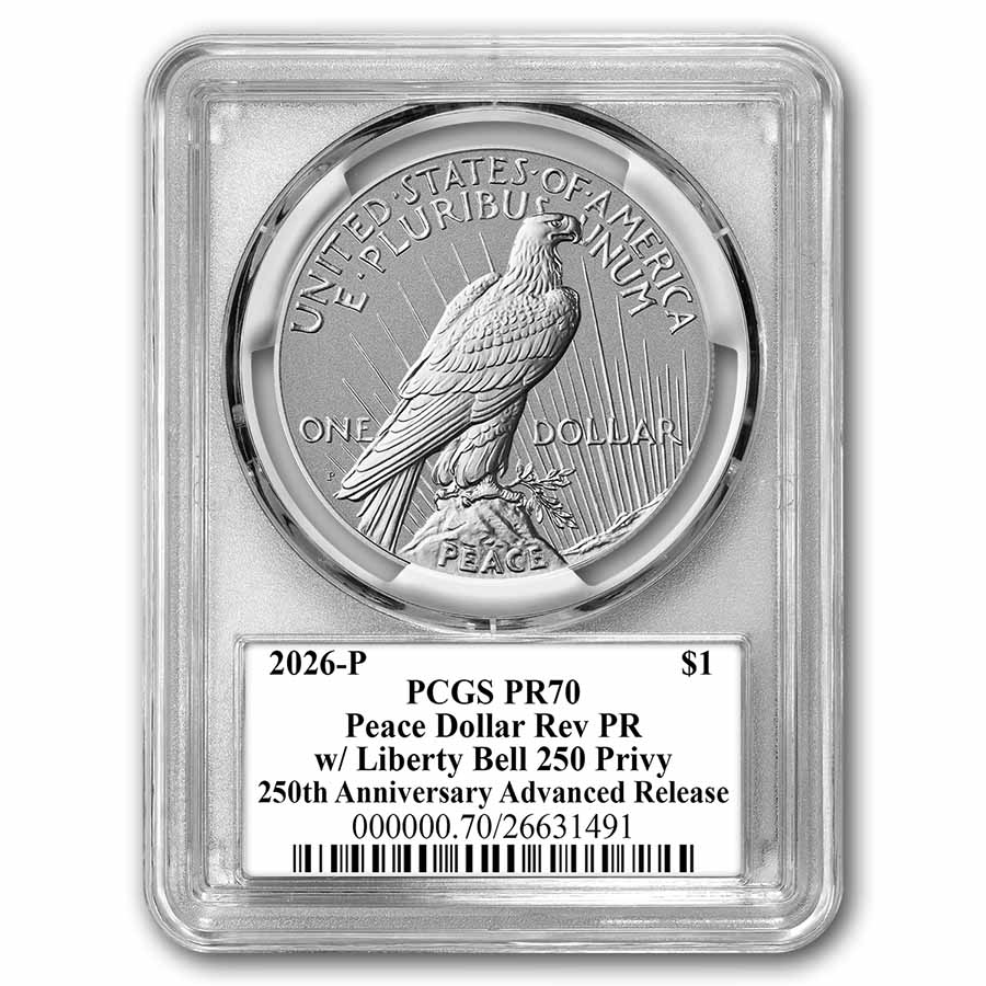 Buy 2026-P Silver Peace Dollar Rev Proof PR-70 (AR, 250th) | APMEX