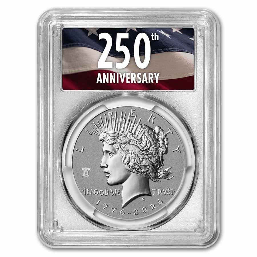 2026-P Silver Peace Dollar Reverse Proof PR-70 PCGS (AR, 250th)