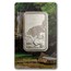 2026 PAMP 1 oz Silver Nature's Grip Nile Crocodile $2 Bar (Assay)