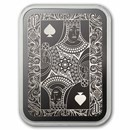 2026 PAMP 1 oz Silver Queen of Spades Shaped Coin