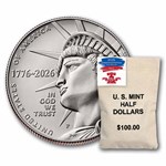 2026-P&D Enduring Half Dollar 200-Coin Bag BU (Mixed mint marks)