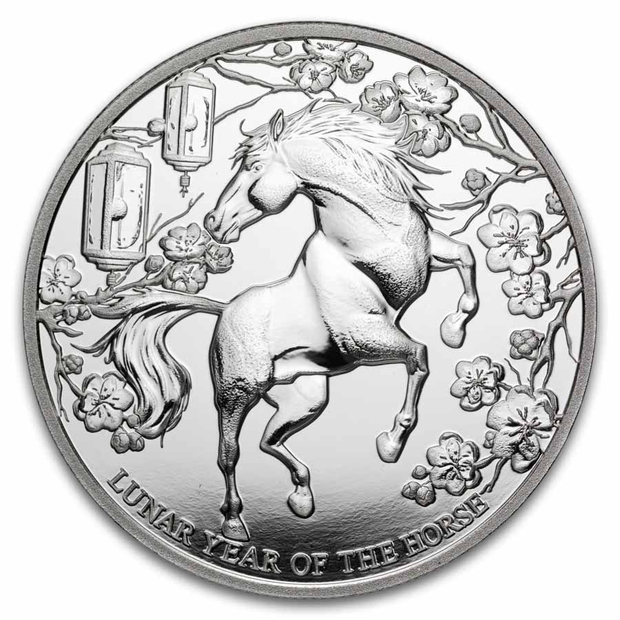 Buy 2014 Tokelau 1 oz Silver Lunar Series Year of the Horse BU | APMEX