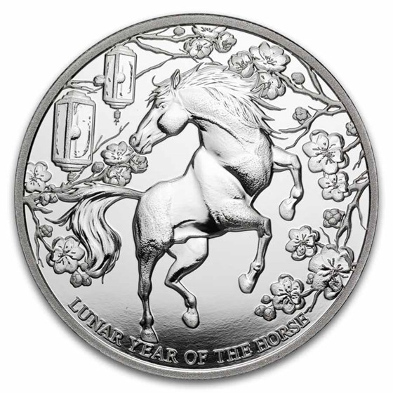 2026 Pitcairn Islands 1 oz Silver Lunar Year of the Horse BU