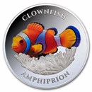 2026 Pitcairn Islands 5 oz Silver Proof Marine Life: Clownfish