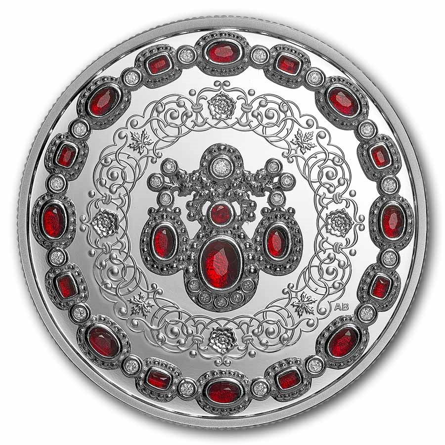 2026 RCM 1 oz Ag $20 Crown Jewels 100th Anniv. of the Birth QEII