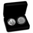 2026 RCM 1 oz Silver 100th Anniv. of the Birth of QEII 2-Coin Set