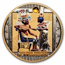 2026 Rep. of Cameroon 3 oz Silver Throne of Tutankhamun