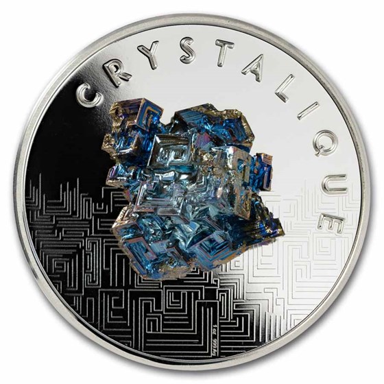 2026 Republic of Cameroon 1 oz Silver Crystalique 3D Shaped Coin
