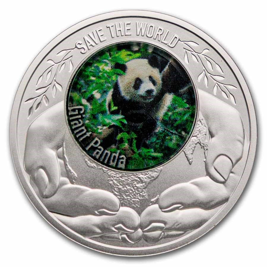 2026 Republic of Cameroon Silver Save the World: Giant Panda