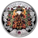 2026 Republic of Ghana 1 Oz Silver Summer Tree of Life