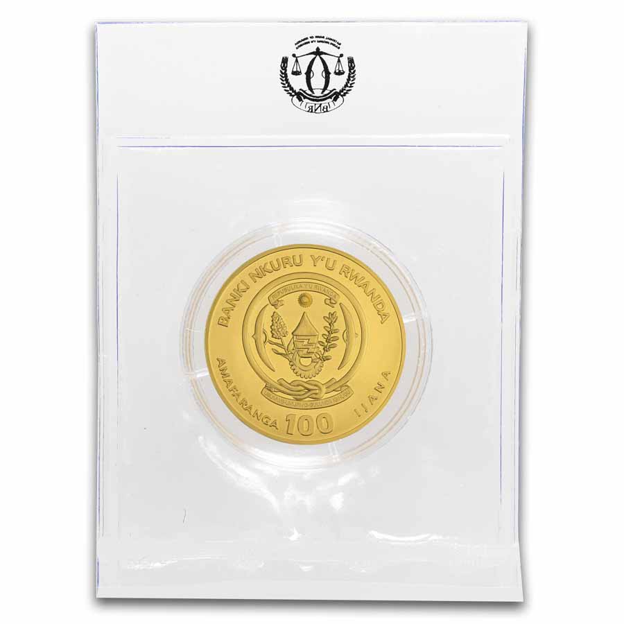 Buy 2026 Rwanda 1/12 oz Gold African Ounce Hyena BU | APMEX