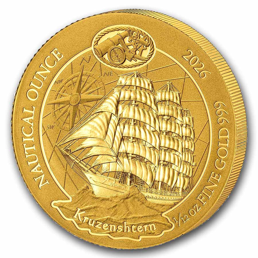 Buy 2026 1/12 oz Gold Nautical Ounce Kruzenshtern BU | APMEX