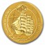 2026 Rwanda 1/12 oz Gold Nautical Ounce 100 Yrs Kruzenshtern BU
