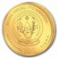 2026 Rwanda 1/12 oz Gold Nautical Ounce 100 Yrs Kruzenshtern BU