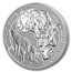 2026 Rwanda 1/12 oz Silver African Ounce Spotted Hyena BU