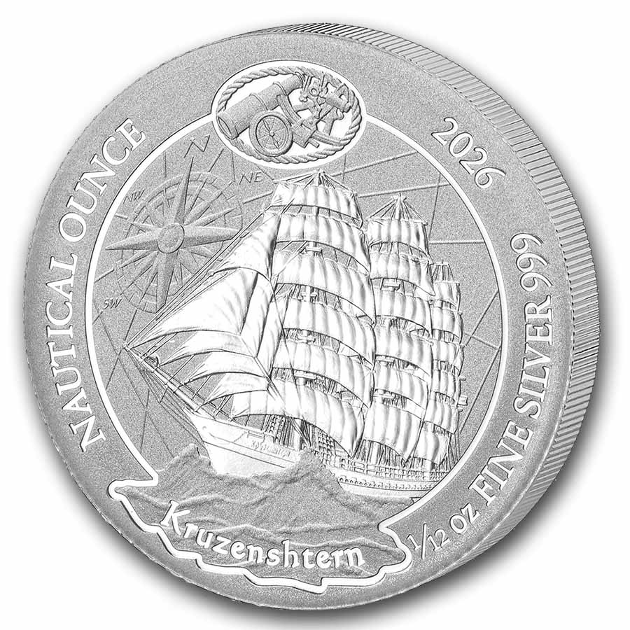 Buy 2026 1/12 oz Silver Nautical Ounce Kruzenshtern BU | APMEX