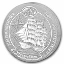 2026 Rwanda 1/12 oz Silver Nautical Ounce 100 Yrs Kruzenshtern BU