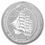 2026 Rwanda 1/12 oz Silver Nautical Ounce 100 Yrs Kruzenshtern BU