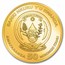 2026 Rwanda 1 oz Silver Lunar Year of the Horse Gilded Proof