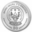 2026 Rwanda 1 oz Silver Lunar Year of the Horse Rose Gilded Proof