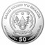 2026 Rwanda 1 oz Silver Proof African Ounce Spotted Hyena