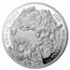 2026 Rwanda 1 oz Silver Proof African Ounce Spotted Hyena