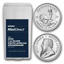 2026 S. Africa 1 oz Silver Krugerrand (25-Coin MintDirect® Tube)