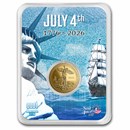 2026 Sail4th 250 1/10 oz Gold Round (in TEP)
