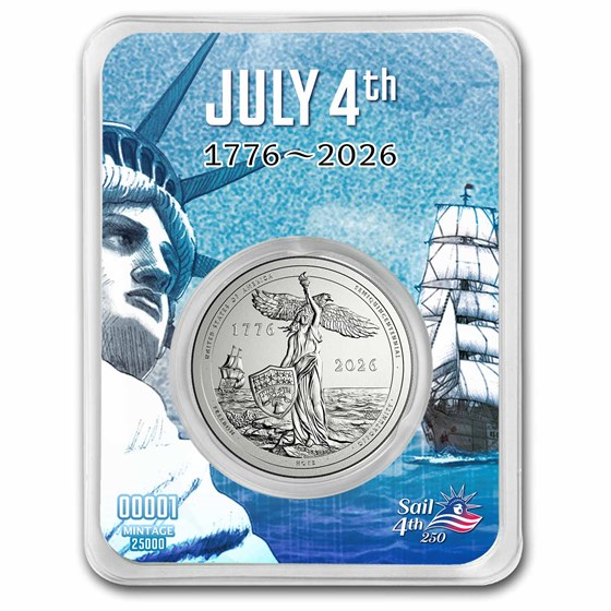 2026 Sail4th 250 1/2 oz Silver Round (in TEP)
