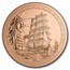 2026 Sail4th 250 1 oz Copper Round (in TEP) - WHLS sku