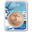 2026 Sail4th 250 1 oz Copper Round (in TEP) - WHLS sku