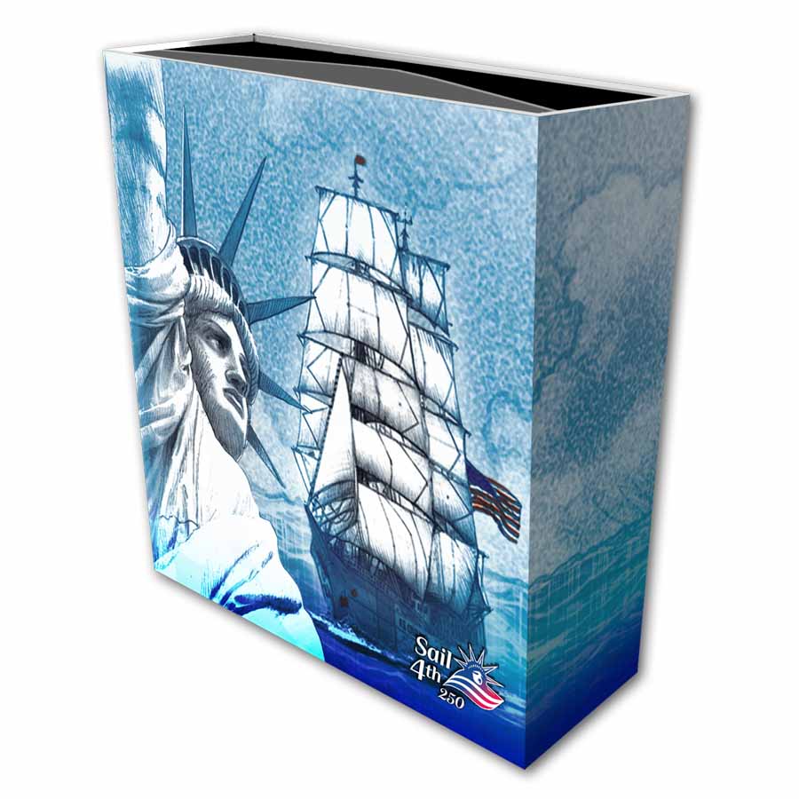 2026 Sail4th 250 1 oz Silver Proof Round (w/Box & COA) | eBay