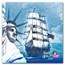 2026 Sail4th 250 1 oz Silver Proof Round (w/Box & COA)
