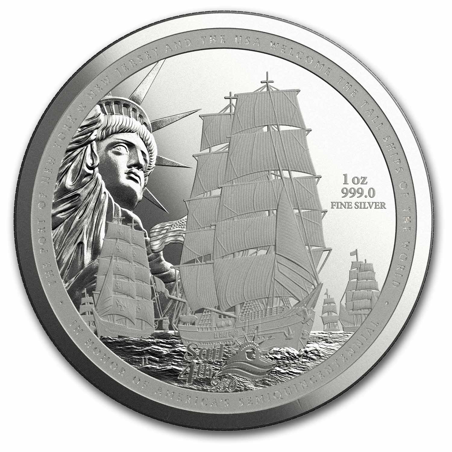 銀製シルバー925 置物214.5gサッケッティSacchetti 船 2026 Sail4th 250 1 oz Silver Proof Round (w/Box & COA) | eBay