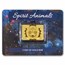 2026 Samoa 1/200 oz Gold Spirit Animals Collection: Bear
