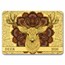 2026 Samoa 1/200 oz Gold Spirit Animals Collection: Deer