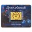 2026 Samoa 1/200 oz Gold Spirit Animals Collection: Lion