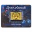 2026 Samoa 1/200 oz Gold Spirit Animals Collection: Panda