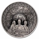2026 Samoa 1 kilo Silver Harry Potter The Golden Trio 8-Layer