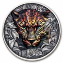 2026 Samoa 1 oz Silver Born to be Wild: Leopard (w/ Box & COA)