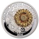 2026 Samoa 1 oz Silver Golden Flower Collection: Daisy