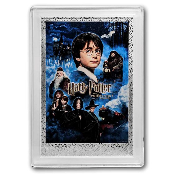 2026 Samoa 1 oz Silver Harry Potter Movie Poster (w/ Box & COA)