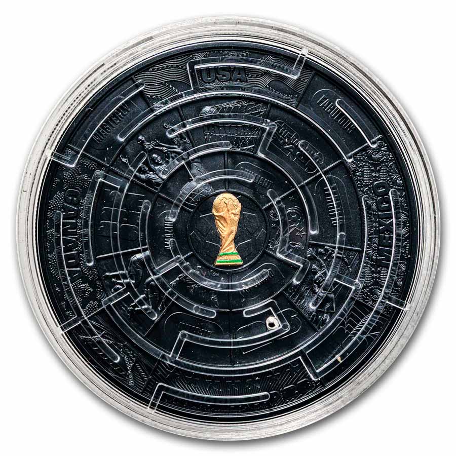 Buy 2026 Samoa 2 oz Silver FIFA World Cup Maze | APMEX