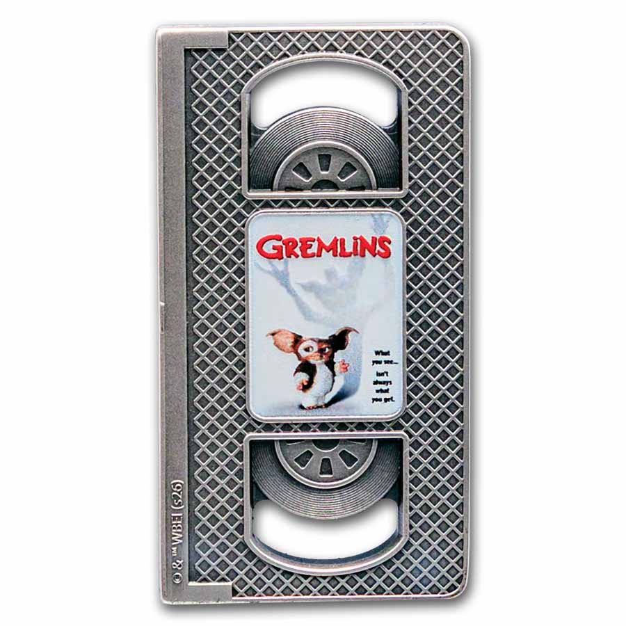 Buy 2026 Samoa 2 oz Silver Gremlins VHS Tape | APMEX