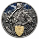2026 Samoa 2 oz Silver Legends of Battlefield: William Wallace