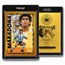 2026 Samoa $5 Maradona & Tyson Beck Trading Card Foil