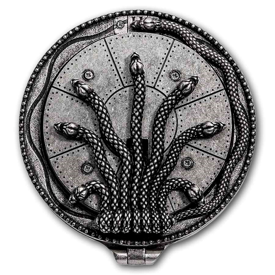 2026 Samoa 5 oz Silver Antique Harry Potter: Chamber of Secrets