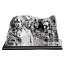 2026 Samoa 5 oz Silver Antique Mount Rushmore 3D Shaped Coin